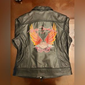Harley Davidson Woman’s “PARADISE FLARE” Leather Jacket